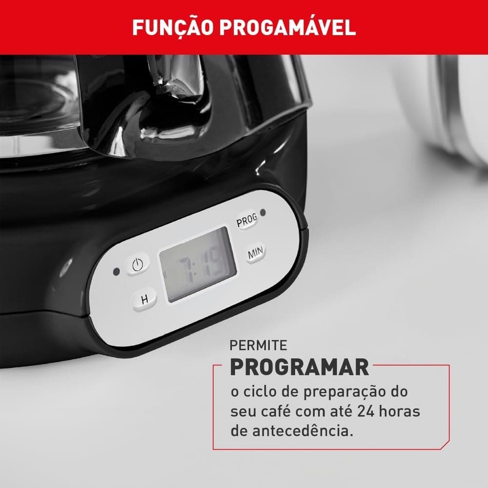 Cafeteira Elétrica Arno Soleil Preta 125L SPFC 220V