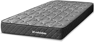 Colchão Solteiro Espuma D45 Extra Firme Certificada 78x188x17cm - BF Colchões