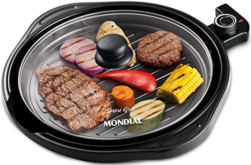 MONDIAL Grill Redondo Smart Grill 30cm, Preto, 1200W, 110V - G-04