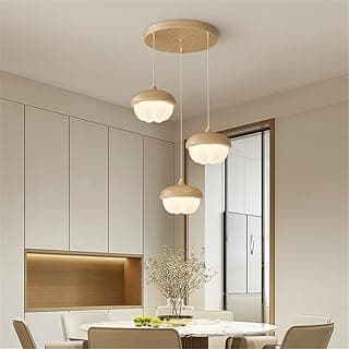 Nórdico Moderno Restaurante Lâmpada Pendente LED Moda Arte Bar Balcão Quarto Estudo Quarto Infantil Café Decoração Luz (D B 3 luzes)