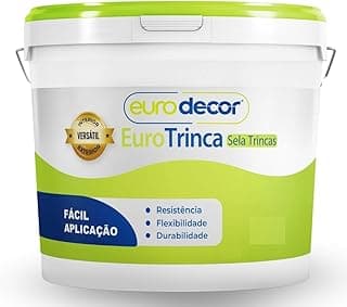 Sela Trinca Rachadura Furo Fissura Buraco Euro Decor 1KG Selante Acrílico