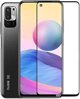 Imagem frontal do Xiaomi Redmi Note 10 5G com película de vidro 3D 9H