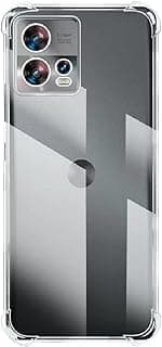 Capa anti-impacto transparente para Xiaomi Poco X4 GT 5G, mostrando a parte traseira com relevo e recorte para câmera.