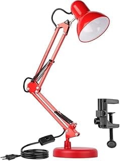 Luminaria De Mesa LED Articulave,abajur Quarto Com Base E Garra 127/220v