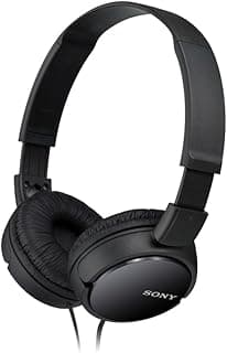 Fone de Ouvido Sony MDR-ZX110 Dobrável Supra-auricular Preto
