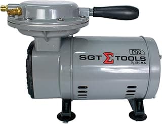 Compressor de ar direto 2,3 pés 40 PSI mono bivolt SGT Tools com kit pistola e mangueira.
