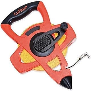 Fita métrica Lufkin FM030 cm de fibra de vidro laranja, alta visibilidade, 13 mm x 30 m