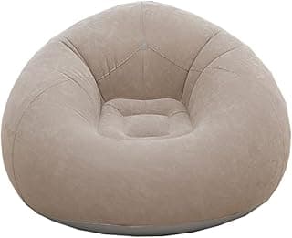 EKROTOK Sofá Poltrona Puff Inflável 105 * 60CM - Impermeável, Bomba Inclusa, Dobrável e Portátil