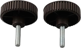 Parafusos de fixação de dossel de plástico preto para cadeira de balanço de jardim