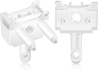 Vercraft 2 peças de reposição verticais de controle de varinha vertical acessórios de reparo de persianas brancas peças de reposição