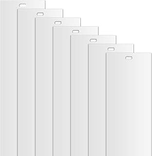 Pacote com 12 persianas verticais brancas de 209,6 cm, venezianas verticais de PVC, persianas verticais resistentes a UV para portas deslizantes e janelas