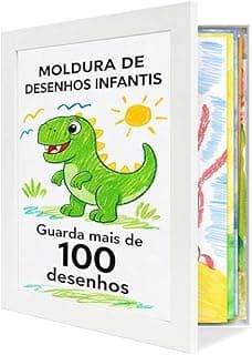 Moldura para Desenhos de Crianças A4 Geguton com Dinossauro