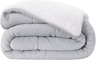 Coberdrom Sherpa Plush Dupla Face Cobertor Manta Inverno Macio Casal Queen Solteiro (CINZA, CASAL/QUEEN)