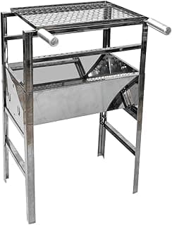 Churrasqueira Portatil Inox Desmontável Estrutura Modular Fácil de Montar e Transportar Grill Viana