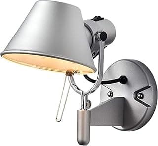 Luminária de Arquiteto Tolomeo Bocal E27 Alumínio anodizado cinza Arandela Curta
