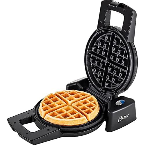 Máquina de Waffle Oster Perform 180, Preto, 110v - com waffle pronto