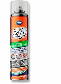Espuma desengordurante Zip 300ml para limpeza pesada de fogão, forno e air fryer