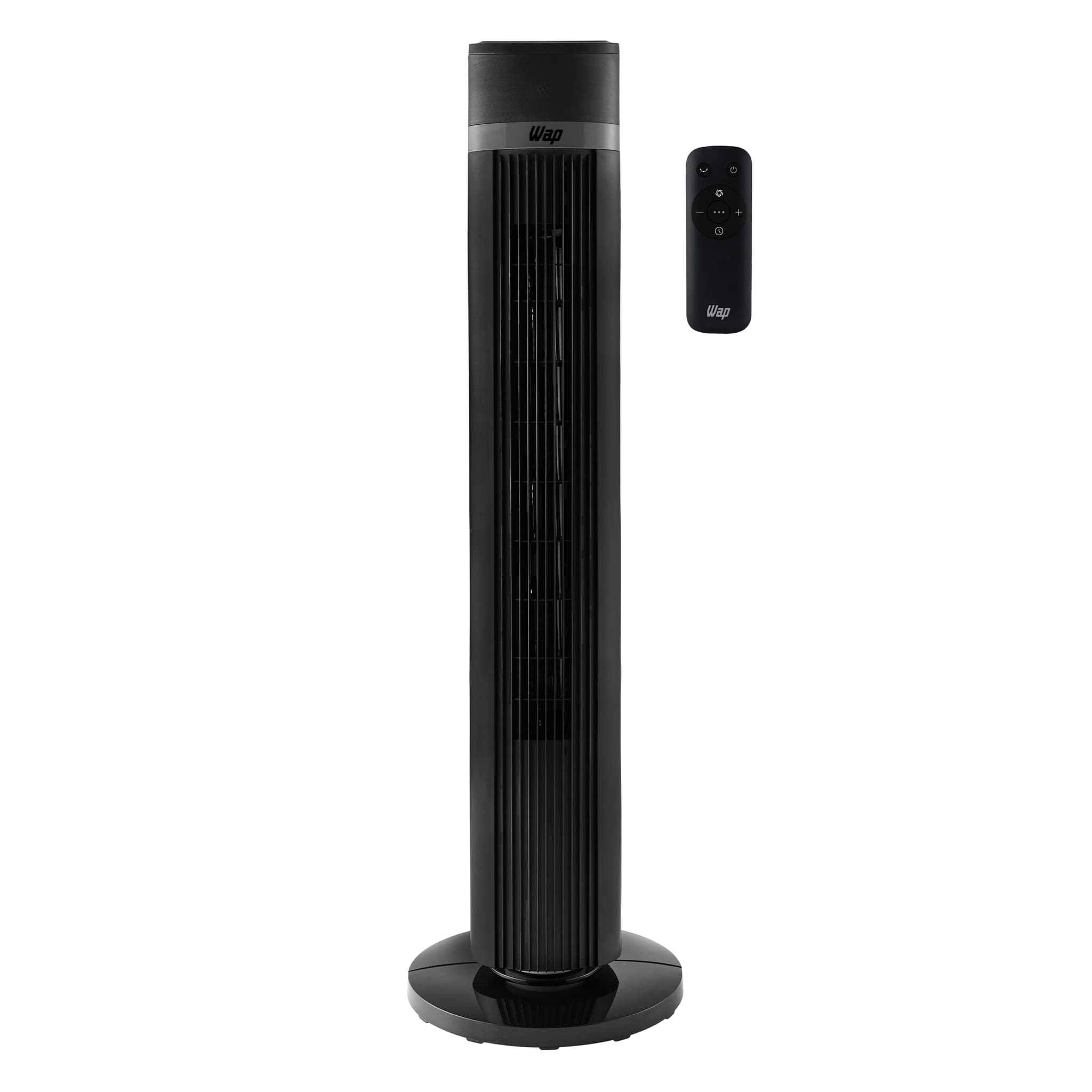 Ventilador de Torre WAP AIR SILENCE com 4 Níveis de Velocidade Preto 127V