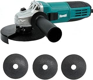 Hanabi Esmerilhadeira 110v 125mm Lixadeira Esmerilhadeira Profissional 960W 11000RPM Com 3 Discos