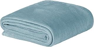 Manta Cobertor Fleece 180g – Solteiro | Casal | Queen – Super Macia e Confortável (Quartzo Azul, Casal (220x180cm))