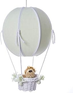 Lustre Balão Bolinha Verde Floresta Quarto Bebê Infantil