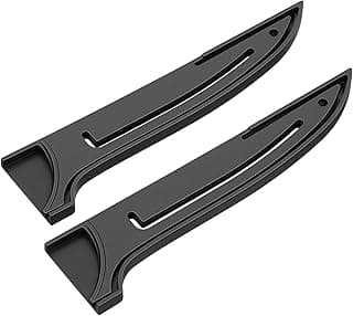 Duas capas de faca de segurança PP pretas para facas de 15 cm