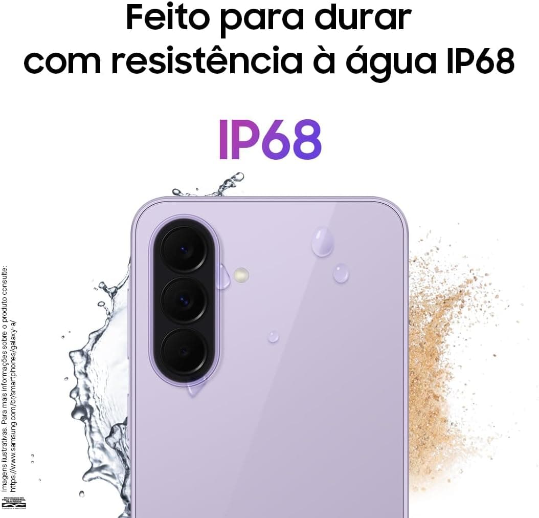 Celular Samsung Galaxy A37 5G 128GB, 6GB RAM, Câmera 50MP (Preto)
