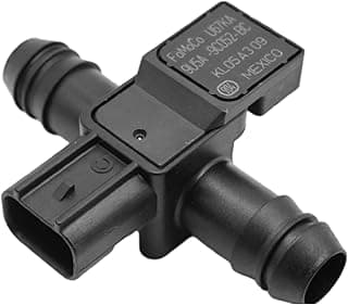 Sensor de pressão de combustível preto para Ford com rótulos de identificação