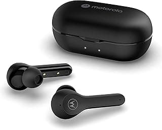 Fones de ouvido Motorola Moto Buds 85 TWS e estojo de carregamento, preto