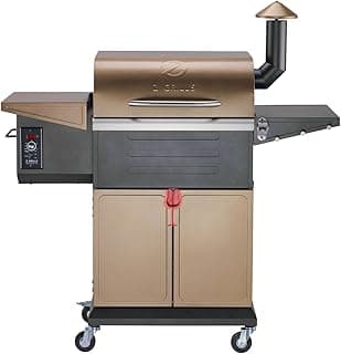 Churrasqueira externa Z GRILLS 8 em 1 com controlador PID, defumador e controle de temperatura automático
