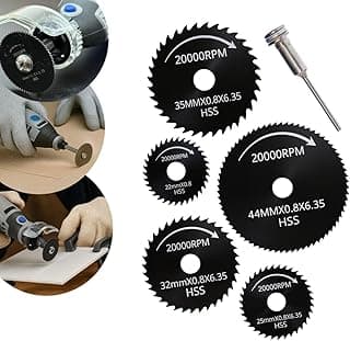 Kit Disco Corte Serra Haste Para Micro Retifica 6 Peças