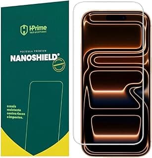 Película protetora transparente HPrime Nanoshield para iPhone 17 Pro Max