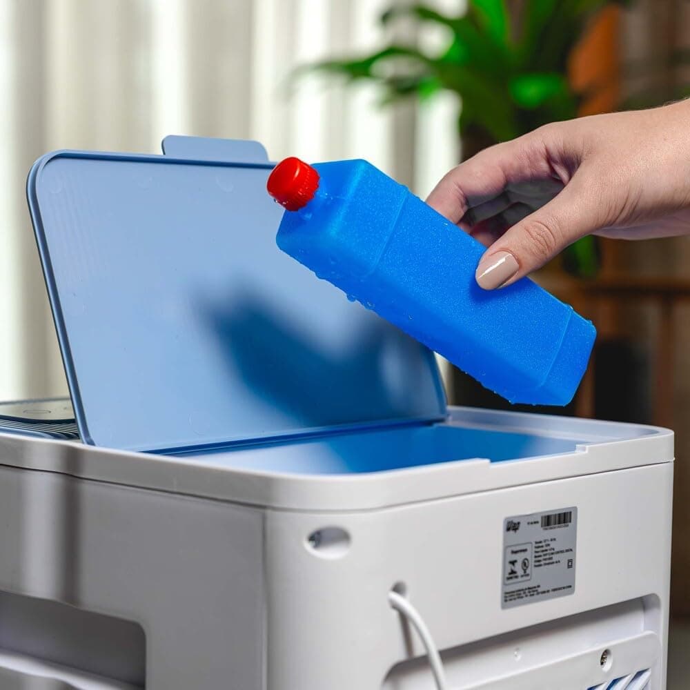 WAP Climatizador de Ar Torre CONTROL DIGITAL 3 em 1 - Climatiza, Umidifica e Ventila, Painel Touch, Controle Remoto e Blocos para Congelamento 220V