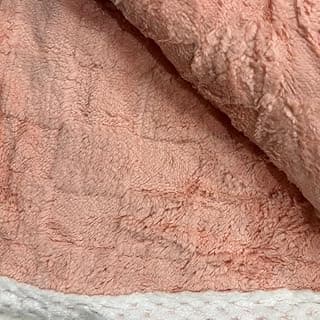 Cobertor Dupla Face Sherpa Macio Casal 1,80x2,20m para Cama e Sofá 400g Resistente à Perda de Pelos (Salmão)