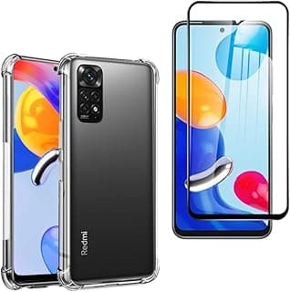 Kit Capa Anti Impacto e Película De Vidro 3D 5D 9D Para Xiaomi Redmi Note 11 Pro 5G