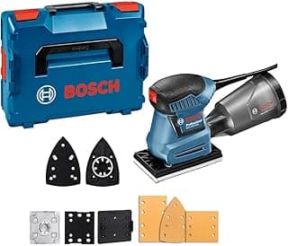 Lixadeira multiuso Bosch GSS 160-1 A com acessórios e caixa
