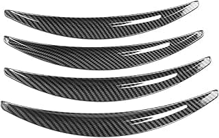Para-lamas de carbono para Model 3, estilo automotivo, conjunto de 4 peças