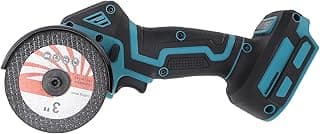 Serra circular compacta sem fio, circular elétrica manual de 19.000 RPM com lâminas de serra de 7,6 cm, capa contra poeira para marcenaria, reparo doméstico