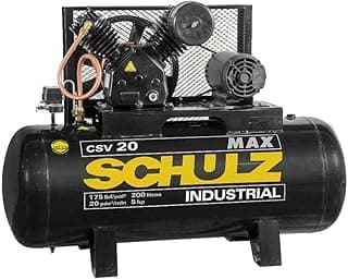 Compressor de Ar Industrial 200L CSV 20 MAX Trifásico - Schulz