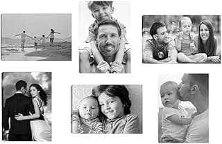 6 quadros personalizados com foto 20x30 cada