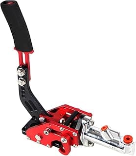 Alavanca de freio de mão hidráulico universal Racing Drift E-Brake Alavanca de engrenagem de freio de emergência com tanque de óleo vermelho