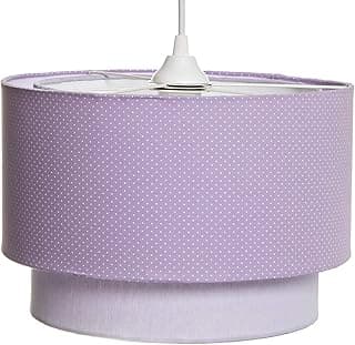 Lustre Tubular Duplo Lilás Quarto Bebê Infantil Menina