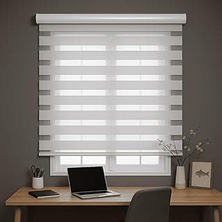 Persiana Double Vision Sunny 1,60Larg X 1,60Alt Branca