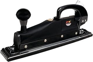 Lixadeira de pistão duplo Performance Tool M574DB, preta com detalhes em prata, fundo branco