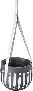 Cachepot Pendente Em Cimento Mart Preto