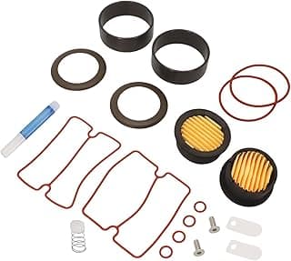 Kit de reparo de compressor de ar silencioso de óleo com 20 peças para modelos de 550W a 1500W
