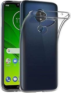 Capa para Motorola Moto G7 Power (6,2 polegadas) MaiJin Capa Traseira Transparente de Gel de Borracha TPU Macio