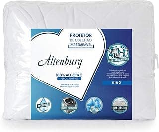 Protetor de Colchão King Altenburg Antimicrobiano Branco