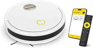 Robô aspirador de pó Kärcher RCV 2 com controle remoto e smartphone