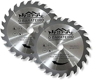 O Barateiro Disco de Serra Circular Para Cortar Madeira Mdf Ripa Caibro 24 Dentes